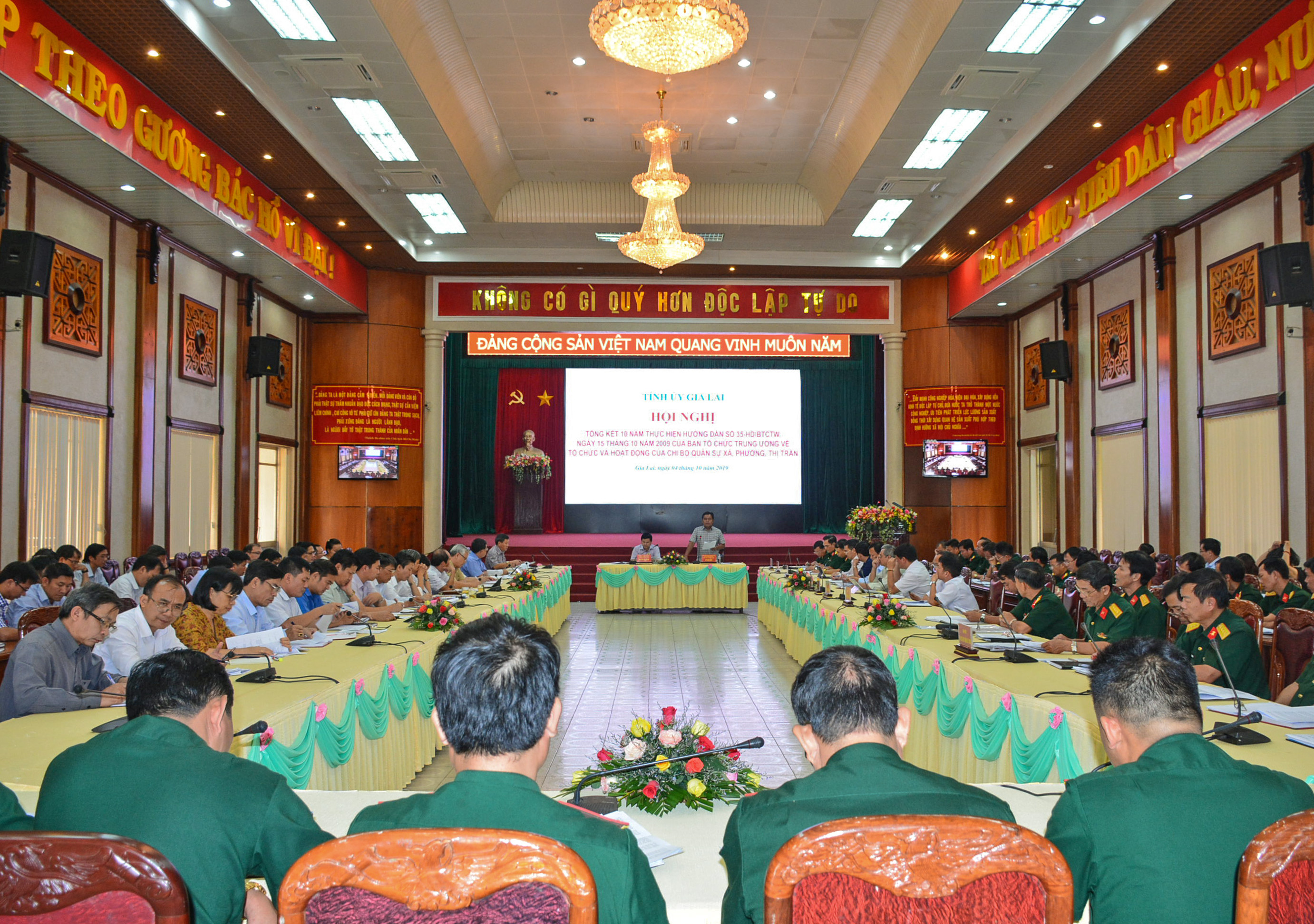 Gia Lai: Chi bộ quân sự xã, phường, thị trấn hoạt động có hiệu quả

